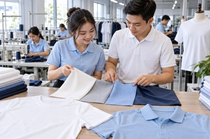 Các chất liệu may áo đồng phục sự kiện
