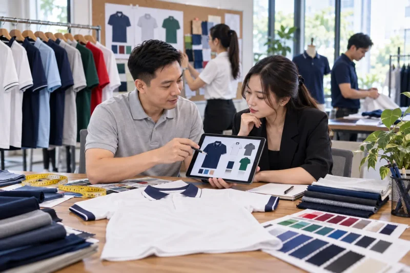 Duyệt thiết kế mẫu áo đồng phục sự kiện