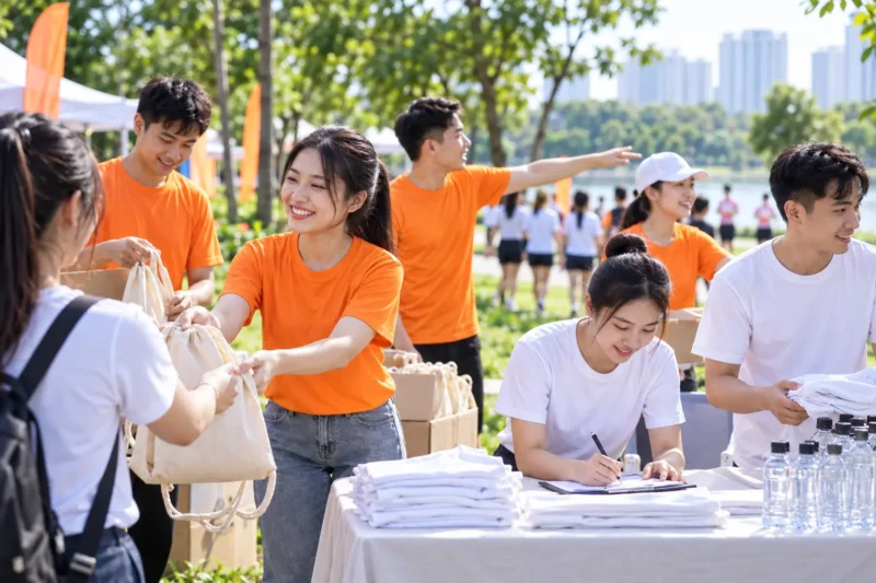 Mẫu áo đồng phục sự kiện ngoài trời