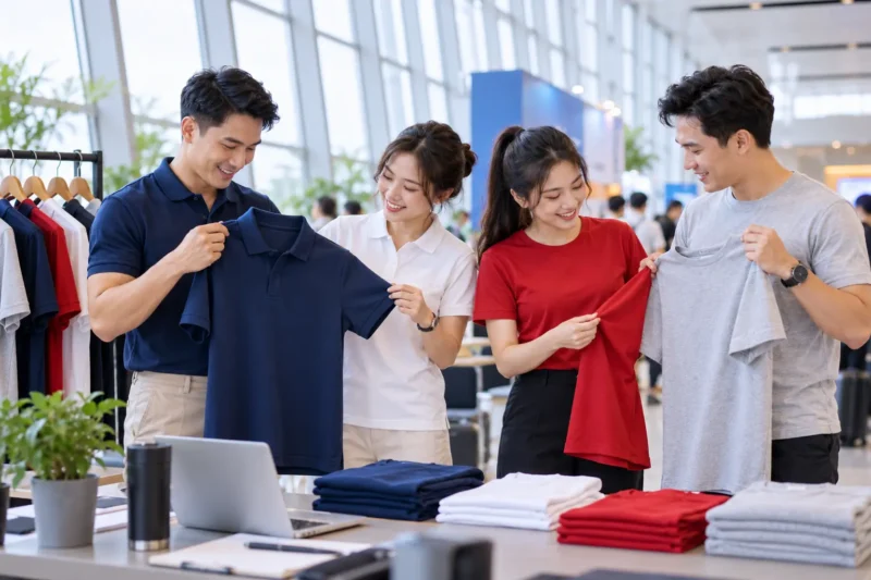 Mẫu áo thun và áo polo đồng phục sự kiện