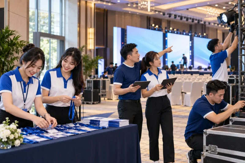 Mẫu đồng phục sự kiện đẹp và chuyên nghiệp