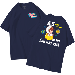 đồng phục áo lớp in hình mới nhất, hình in bên đẹp cute dễ thương