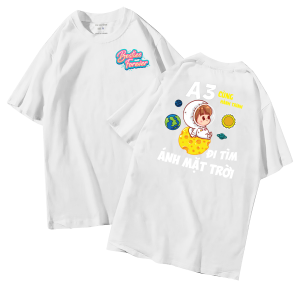đồng phục áo lớp in hình mới nhất, hình in bên đẹp cute dễ thương