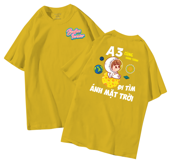 đồng phục áo lớp in hình mới nhất, hình in bên đẹp cute dễ thương
