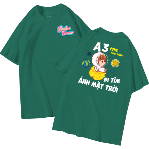 đồng phục áo lớp in hình mới nhất, hình in bên đẹp cute dễ thương