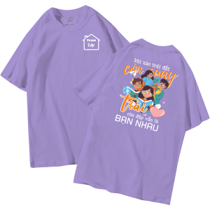 đồng phục áo lớp in hình mới nhất, hình in bên đẹp cute dễ thương