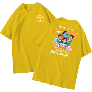 đồng phục áo lớp in hình mới nhất, hình in bên đẹp cute dễ thương