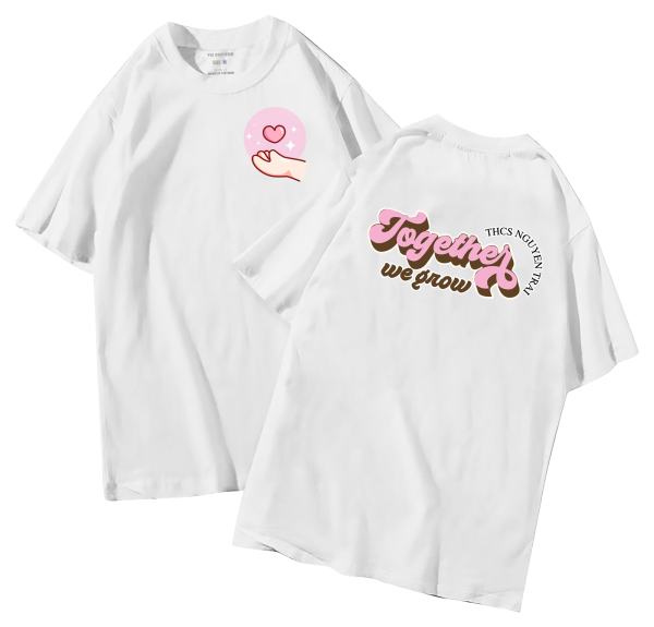 đồng phục áo lớp in hình mới nhất, hình in bên đẹp cute dễ thương
