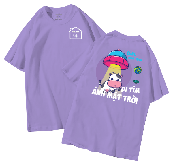 đồng phục áo lớp in hình mới nhất, hình in bên đẹp cute dễ thương