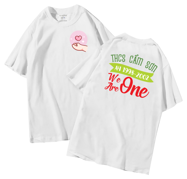 đồng phục áo lớp in hình mới nhất, hình in bên đẹp cute dễ thương