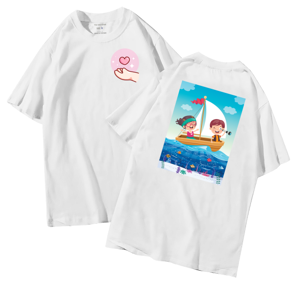 đồng phục áo lớp in hình mới nhất, hình in bên đẹp cute dễ thương