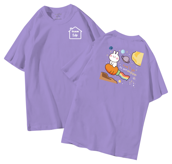 đồng phục áo lớp in hình mới nhất, hình in bên đẹp cute dễ thương