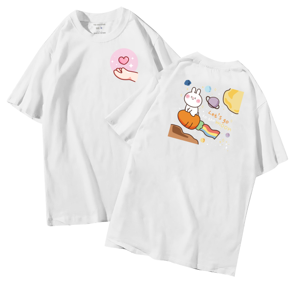 đồng phục áo lớp in hình mới nhất, hình in bên đẹp cute dễ thương