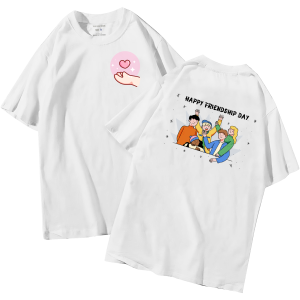 đồng phục áo lớp in hình mới nhất, hình in bên đẹp cute dễ thương