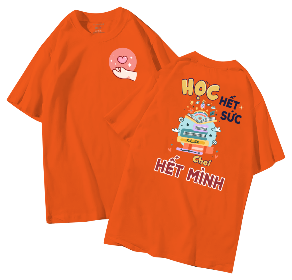 đồng phục áo lớp in hình mới nhất, hình in bên đẹp cute dễ thương