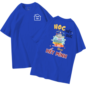 đồng phục áo lớp in hình mới nhất, hình in bên đẹp cute dễ thương