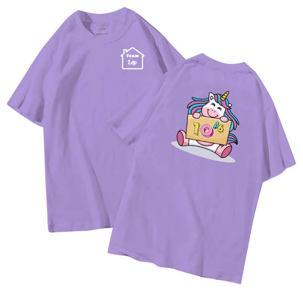 đồng phục áo lớp in hình mới nhất, hình in bên đẹp cute dễ thương
