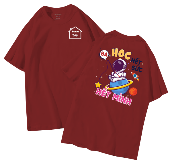 đồng phục áo lớp in hình mới nhất, hình in bên đẹp cute dễ thương