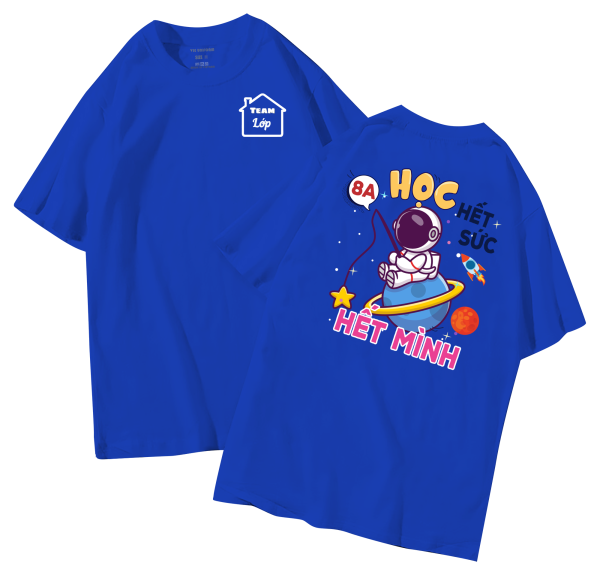 đồng phục áo lớp in hình mới nhất, hình in bên đẹp cute dễ thương
