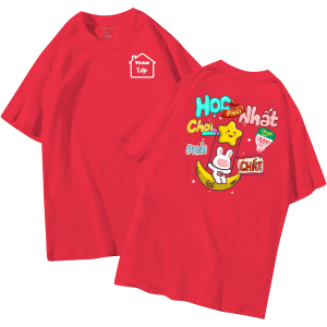 đồng phục áo lớp in hình mới nhất, hình in bên đẹp cute dễ thương