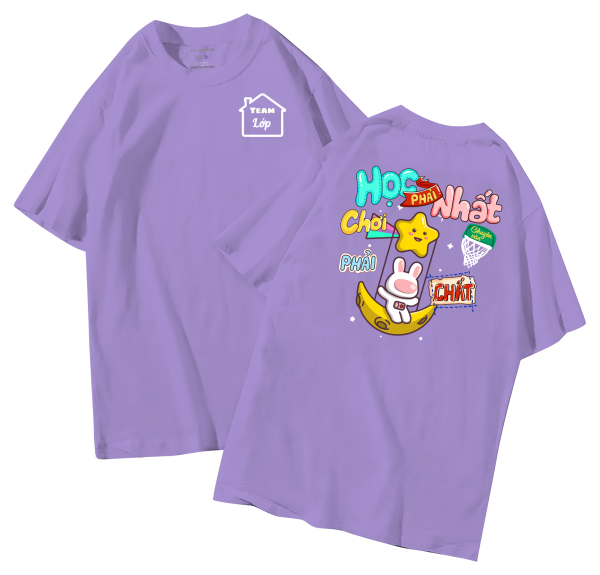 đồng phục áo lớp in hình mới nhất, hình in bên đẹp cute dễ thương