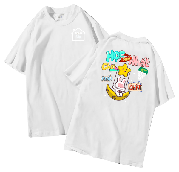 đồng phục áo lớp in hình mới nhất, hình in bên đẹp cute dễ thương