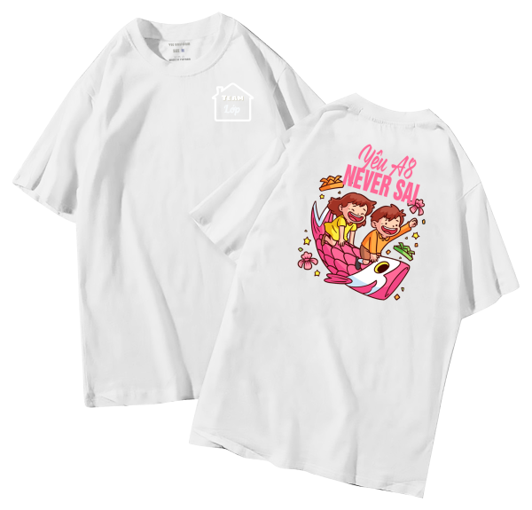đồng phục áo lớp in hình mới nhất, hình in bên đẹp cute dễ thương