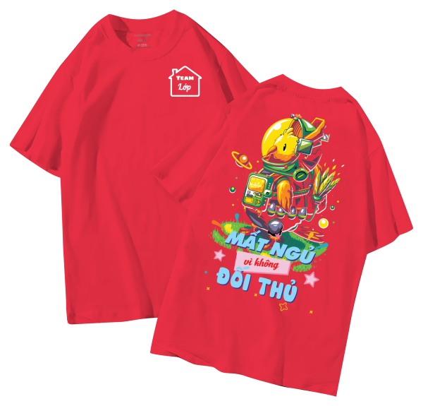 đồng phục áo lớp in hình mới nhất, hình in bên đẹp cute dễ thương