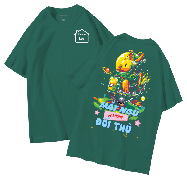 đồng phục áo lớp in hình mới nhất, hình in bên đẹp cute dễ thương