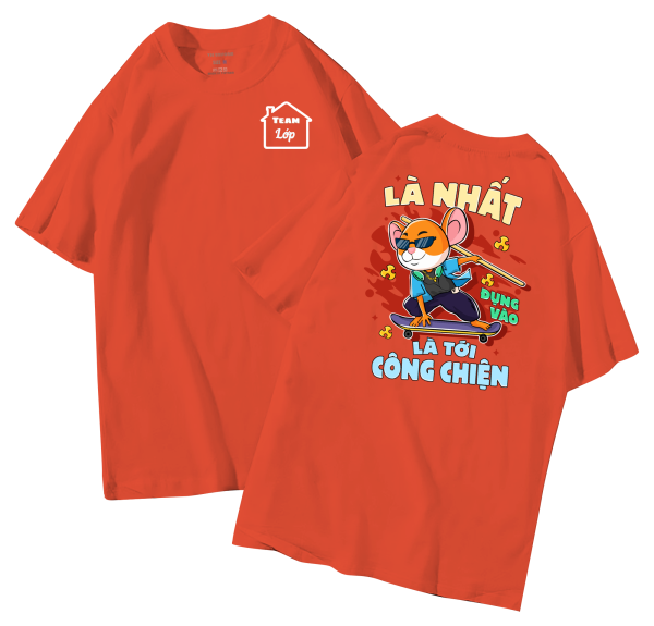 đồng phục áo lớp in hình mới nhất, hình in bên đẹp cute dễ thương