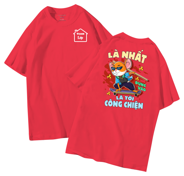 đồng phục áo lớp in hình mới nhất, hình in bên đẹp cute dễ thương