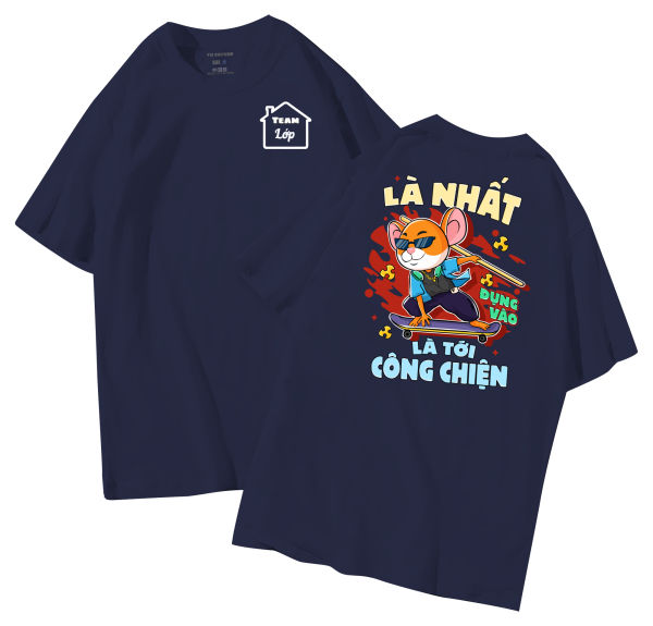 đồng phục áo lớp in hình mới nhất, hình in bên đẹp cute dễ thương