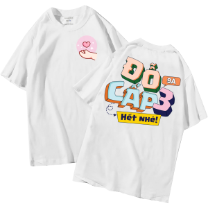 đồng phục áo lớp in hình mới nhất, hình in bên đẹp cute dễ thương