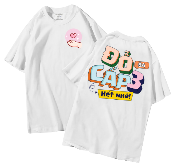 đồng phục áo lớp in hình mới nhất, hình in bên đẹp cute dễ thương