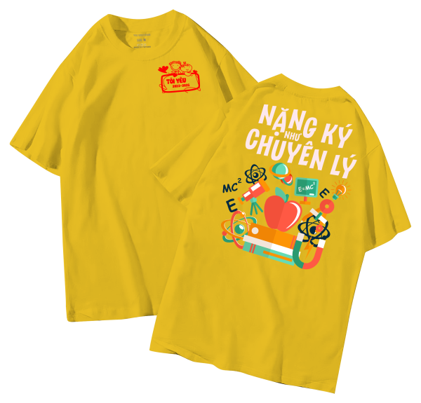 đồng phục áo lớp in hình mới nhất, hình in bên đẹp cute dễ thương