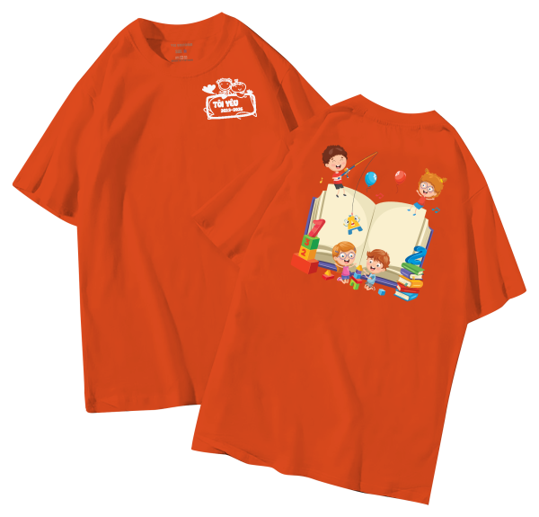 đồng phục áo lớp in hình mới nhất, hình in bên đẹp cute dễ thương