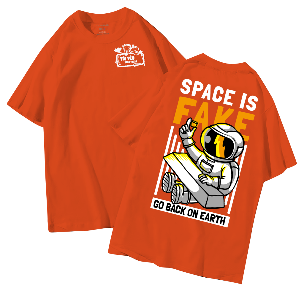 đồng phục áo lớp in hình mới nhất, hình in bên đẹp cute dễ thương