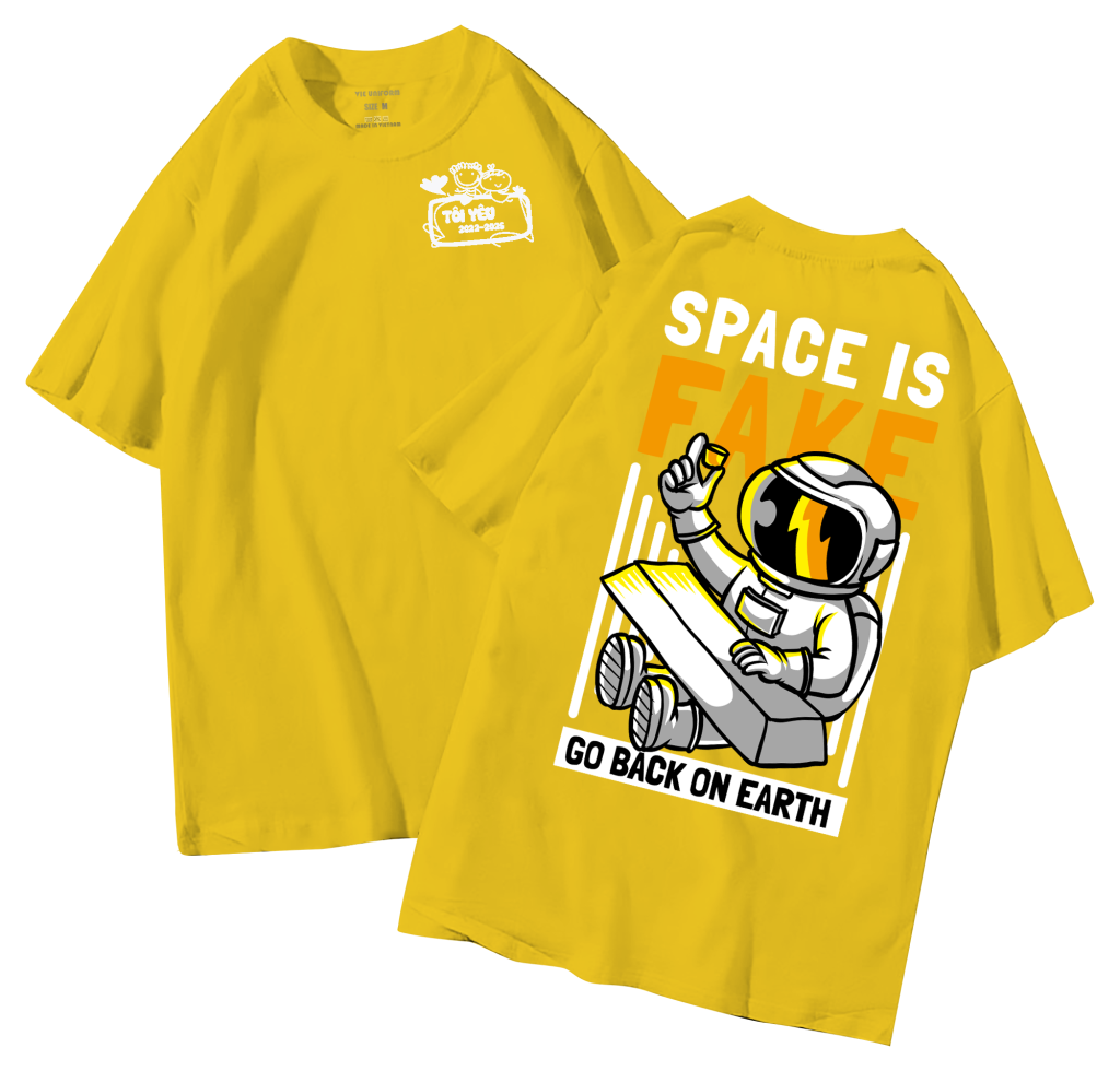 đồng phục áo lớp in hình mới nhất, hình in bên đẹp cute dễ thương