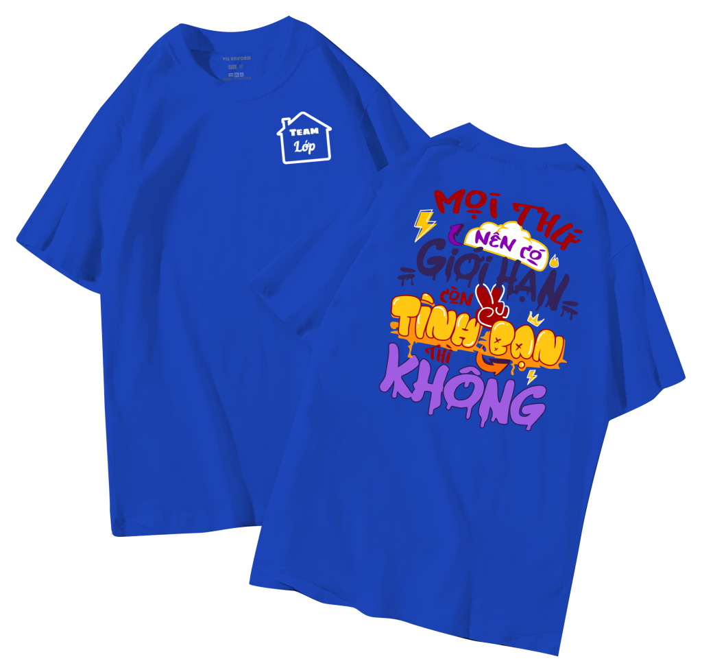 đồng phục áo lớp in hình mới nhất, hình in bên đẹp cute dễ thương
