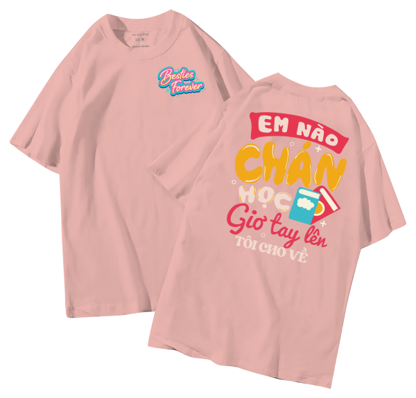 đồng phục áo lớp in hình mới nhất, hình in bên đẹp cute dễ thương