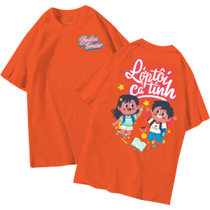 đồng phục áo lớp in hình mới nhất, hình in bên đẹp cute dễ thương
