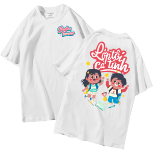 đồng phục áo lớp in hình mới nhất, hình in bên đẹp cute dễ thương
