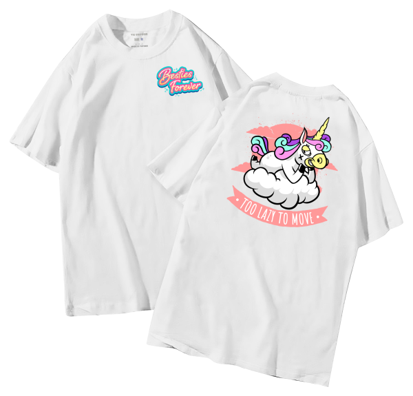 đồng phục áo lớp in hình mới nhất, hình in bên đẹp cute dễ thương
