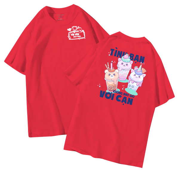 đồng phục áo lớp in hình mới nhất, hình in bên đẹp cute dễ thương