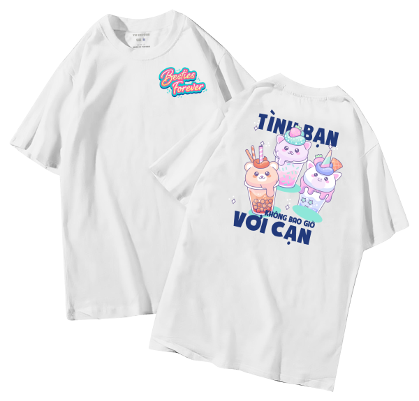 đồng phục áo lớp in hình mới nhất, hình in bên đẹp cute dễ thương