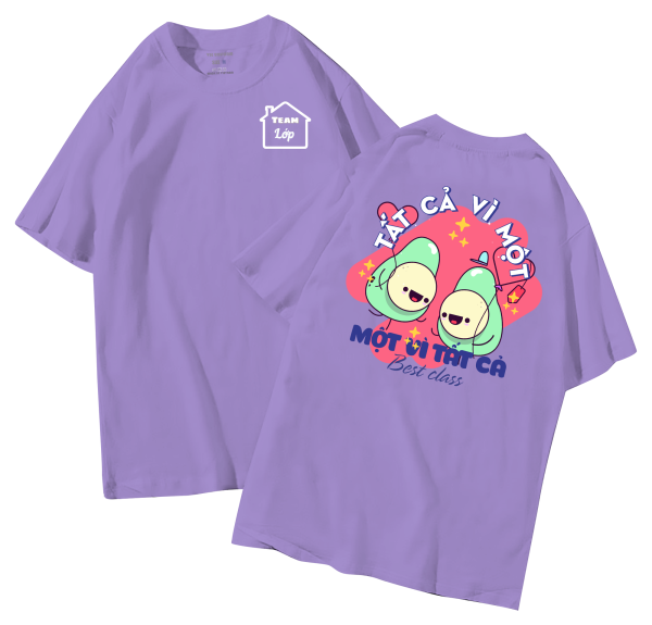 đồng phục áo lớp in hình mới nhất, hình in bên đẹp cute dễ thương