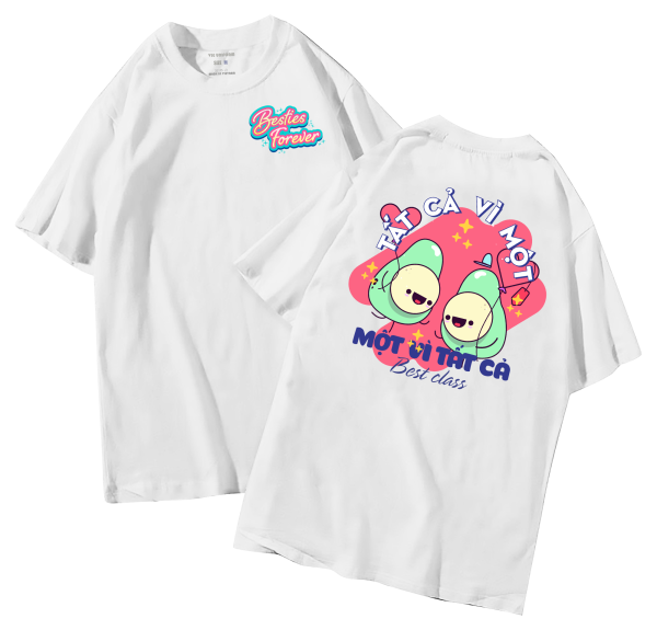 đồng phục áo lớp in hình mới nhất, hình in bên đẹp cute dễ thương