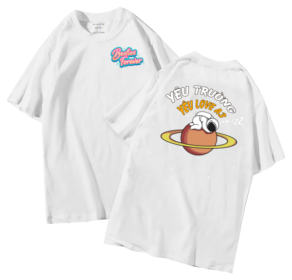 đồng phục áo lớp in hình mới nhất, hình in bên đẹp cute dễ thương