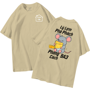 đồng phục áo lớp in hình mới nhất, hình in bên đẹp cute dễ thương