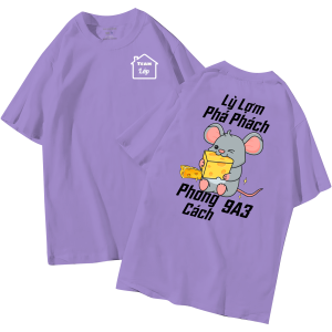 đồng phục áo lớp in hình mới nhất, hình in bên đẹp cute dễ thương